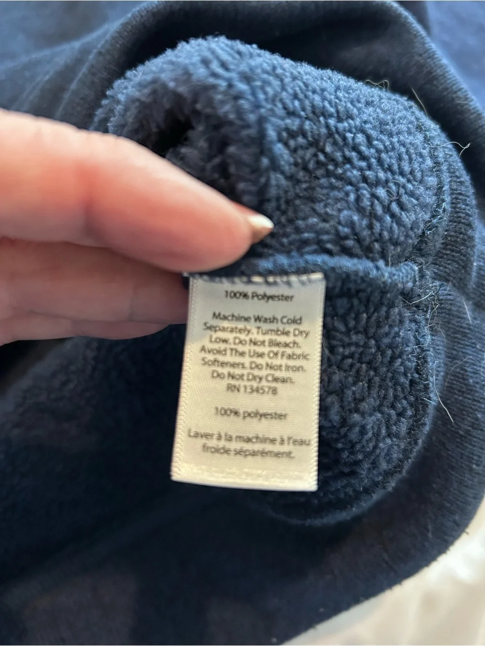 Vineyard Vines Navy 1/4 Zip Pullover